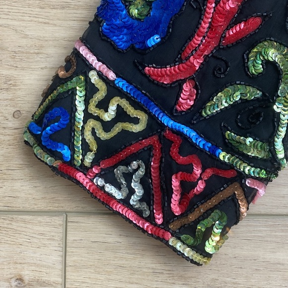 Vintage Jakelin Designs Sequin Silk Jacket - Picture 5 of 16